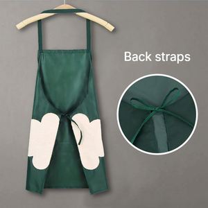 Waterproof <b>Kitchen</b> <b>Apron</b> PVC Coated Cooking Bib Anti-Oil Printed Adult Unisex Home Chef <b>Apron</b> - Product Image 3