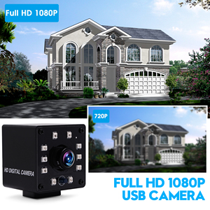 Elp 1080P กล้องเว็บแคมยูเอสบี H.264มองเห็นกลางวัน IMX323เว็บแคม30fps แสงน้อยขนาดเล็กแบบ Full HD พร้อมเลนส์3.6มม. - Product Image 3