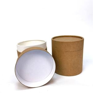 บรรจุภัณฑ์กล่องกระดาษทรงกระบอกแบบรีไซเคิลได้สำหรับชาผสมแบบเป็นมิตรต่อสิ่งแวดล้อม บรรจุภัณฑ์กระดาษคราฟท์สำหรับชาและกาแฟแบบบรรจุหลวม - Product Image 6