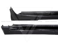 2014 VRS Ver faldas laterales de fibra de vidrio de estilo definitivo para Mitsubishi Lancer Evolution Evo X 2008-2015