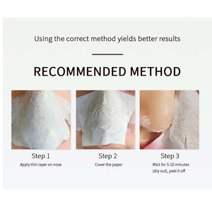 Bandes <span class=keywords><strong>de</strong></span> pores pour le nez en papier OEM personnalisées pour éliminer les points noirs, masque pour éliminer les points noirs pour le visage, Puntos Negros 30g+60pcs - Product Image 6