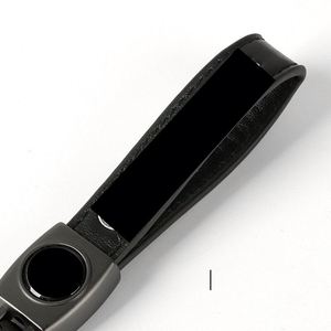 Wholesale Genuine Leather Car Keychain Car Accessories Car Brand Keychain Brand Logo <b>Keyring</b> - Product Image 3