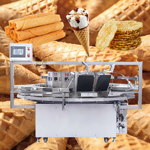 Macchina Semi-Automatica Elettrica per Coni <span class=keywords><strong>Pizza</strong></span>, Biscotti, Gelato e Waffle, Produttore Industriale di Waffle - Product Image 1