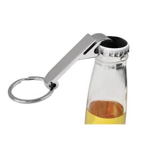 Porte-clés décapsuleur de style antique en acier inoxydable et alliage de zinc avec logo personnalisable – Cadeau facile à utiliser - Product Image 3