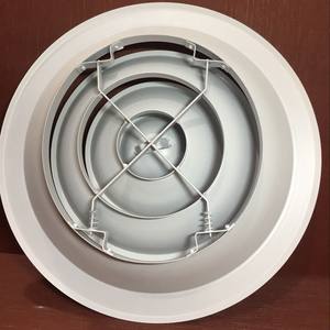 Diffuseur d'air central rond en alliage d'aluminium pour plafond, sortie d'air de 150 mm, fabrication directe d'usine de Foshan - Product Image 4