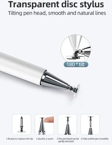 ปากกาสไตลัสแบบสัมผัส AF62 <span class=keywords><strong>M</strong></span>-<span class=keywords><strong>PEN</strong></span> 4096 10.8 "ปากกาสไตลัสสำหรับ <span class=keywords><strong>Huawei</strong></span> MediaPad M5 Pro - Product Image 2