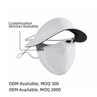 Masque facial en soie glacée anti-UV UPF50+ avec cache-glace intégré et ouverture pour boisson, respirant, pour activités de plein air, OEM/ODM, pour femme