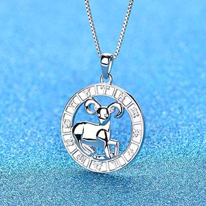 Personnalisé En Acier Inoxydable Bijoux Pièce <span class=keywords><strong>Scorpion</strong></span> Astrologie Zodiaque Signe Leo Pendentif Horoscope Collier - Product Image 3