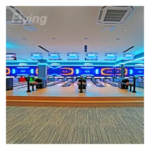 Equipamento de centro de entretenimento para pista de boliche com alfinetes e máquina completa para adultos