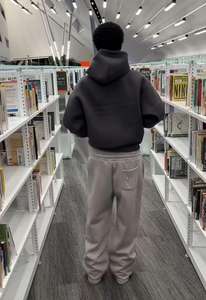 Pantalon de survêtement de <span class=keywords><strong>sport</strong></span> personnalisé à trois bandes double taille pantalon de <span class=keywords><strong>sport</strong></span> pur coton style de rue pantalon droit à carreaux patchwork pour hommes - Product Image 6