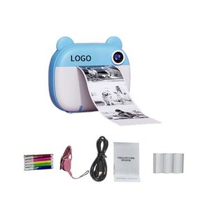 Custom Kids Camera Printing Function Instant Video Photo Kids Pink Camera With Logo - Product Image 3