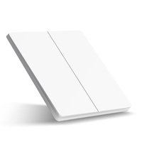 Interruptor de luz de pared eléctrico de 1 vía 16A PC estándar europeo, 2 vías, doble Polo, 110V ~ 250V para EE. UU., Reino Unido, UE, AU, interruptor de uso doméstico