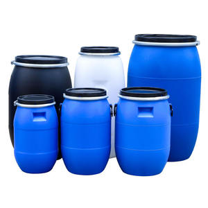 Chất Lượng Cao 200 Lít HDPE Mở Top Màu Xanh Nhựa Trống Cao Cấp Thùng Thùng - Product Image 1