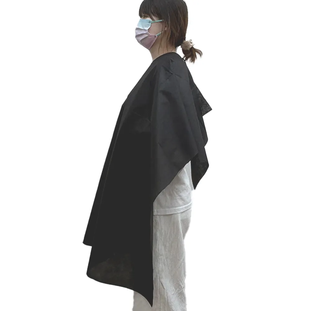 Hot Sale Non Woven Fabric Disposable Capes Disposable Barber Hair Capes Hair Cutting Cape For Hair Salon