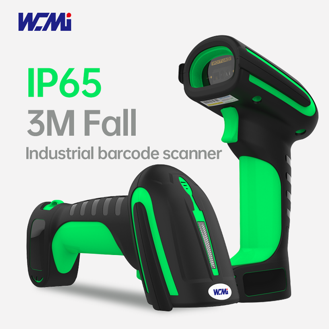 Handheld Industrial Barcode Scanner 2D 1D QR Code Reader Scanning Gun USB 2.4G for Wireless Technology Warehouse Stock