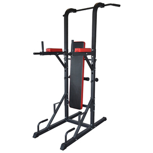 Banco de Pesas Multifuncional con Altura Ajustable, Torre de Ejercicios, Estación de Flexiones, Torre de Dominadas, Equipo de <span class=keywords><strong>Entrenamiento</strong></span> de Fuerza para Gimnasio - Product Image 5