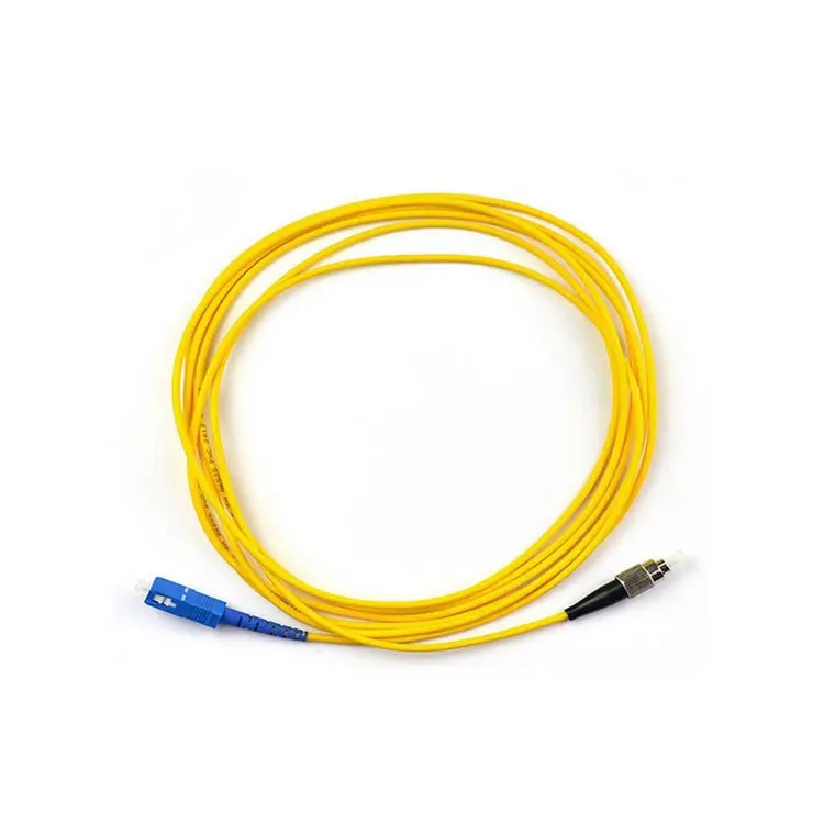 Simplex OS2 LC SC ST FC APC UPC Patch Cord 2m 3M 5M 7m G652D 9/125 Sm Pm Cable de salto de fibra