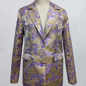 Trajes de Negocios para Mujer al por Mayor, Personalizados OEM, de un Solo Botón, Tejidos, Antiarrugas, de Manga Larga, Color Sólido, Casuales - Product Image 4