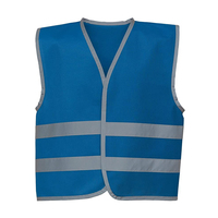 Gilet de sécurité jaune personnalisé pour enfants, haute visibilité, en polyester réfléchissant, respirant, réglable et léger pour les activités de plein air des enfants