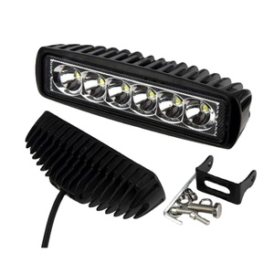 Đèn <span class=keywords><strong>Led</strong></span> Chỉ Báo Công Việc 18W Cho Ô Tô Thanh Đèn Chiếu Sáng DC <span class=keywords><strong>12V</strong></span> 6500K Cho Xe Máy Địa Hình Máy Kéo SUV ATV Xe Hơi Thuyền Xe Tải Đèn Sương Mù Lái Xe - Product Image 1