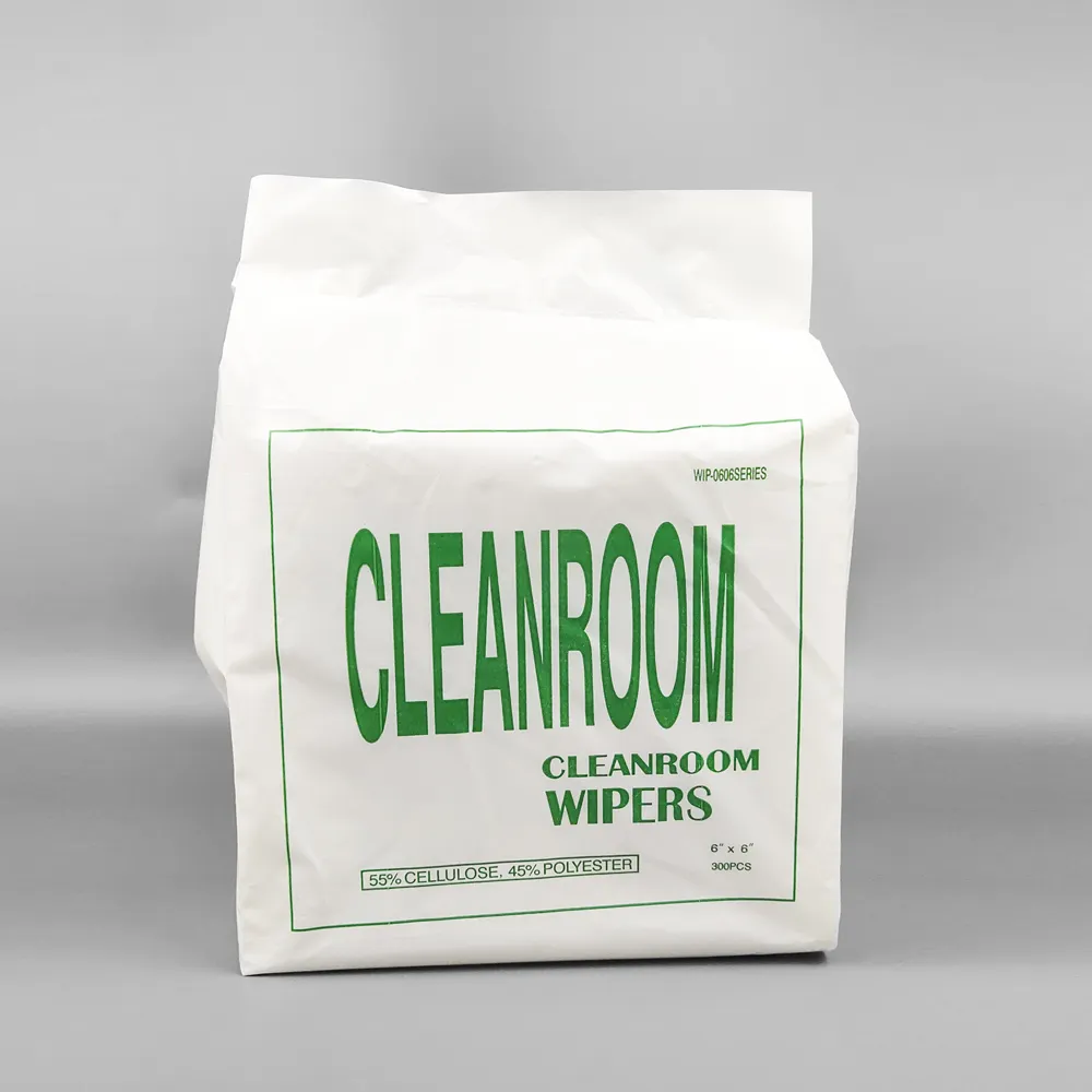 Cleaning Wiper Paper Industry Lint Free Cleanroom Poly Cellulose Wipe Nonwoven Wiper Wipes 0609 Cleanroom Wiper