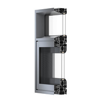 Ventanas de Aluminio Abatibles Personalizadas para Diferentes Tipos de Casas, Ventanas de Doble Vidrio