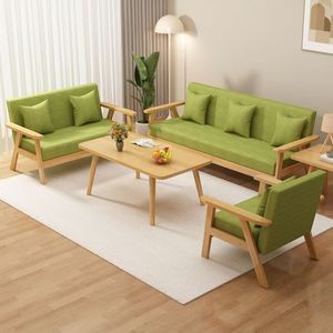 Canapé de Bureau Moderne de Luxe Style Chesterfield en Forme de L, 1 à 4 Places, Extensible, Hauteur Réglable, Mobilier Minimaliste en Tissu pour Maison et Bureau - Product Image 3