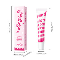 Huile à lèvres bicolore personnalisable avec logo, gloss à lèvres Myrtille, Figue, Fraise, Orange, nourrissant pour lèvres gercées et sèches, brillance intense