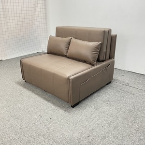 Ruang kecil, kursi kulit kembar tanpa sandaran tangan, <span class=keywords><strong>sofa</strong></span> dengan kotak penyimpanan - Product Image 4