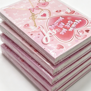Quaderno Personalizzato con Cuore Rosa in Rilievo UV, 170*240mm, 88 <span class=keywords><strong>Fogli</strong></span>, 4 Design Assortiti, con Copertina Termoretraibile - Product Image 3