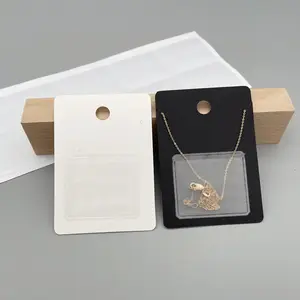 Mini bijoux sac en plastique support adhésif sacs givrés pour boucles d'oreilles collier carte emballage