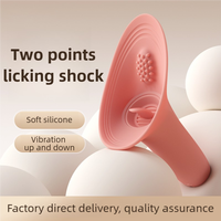 Großhandel Zunge lecken Vibrator Klitoris stimulierenden Mund Vibrator weibliches Paar Sexspielzeug Rose Vibrator für Frauen