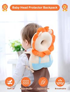 Mochila Protectora Ajustable para la Cabeza del Bebé, Almohadilla de Seguridad para Caminar, Protector de Cabeza para Niños Pequeños - Product Image 2
