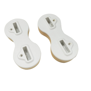 Lot de 2 ailerons de <span class=keywords><strong>surf</strong></span> en plastique blancs à 9 degrés avec boîte - Product Image 2