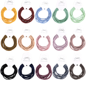 10 pièces petits chouchous élastiques pour femmes bébé cheveux bandes élastiques cheveux cravates queue de cheval cheveux anneau fille accessoires - Product Image 1