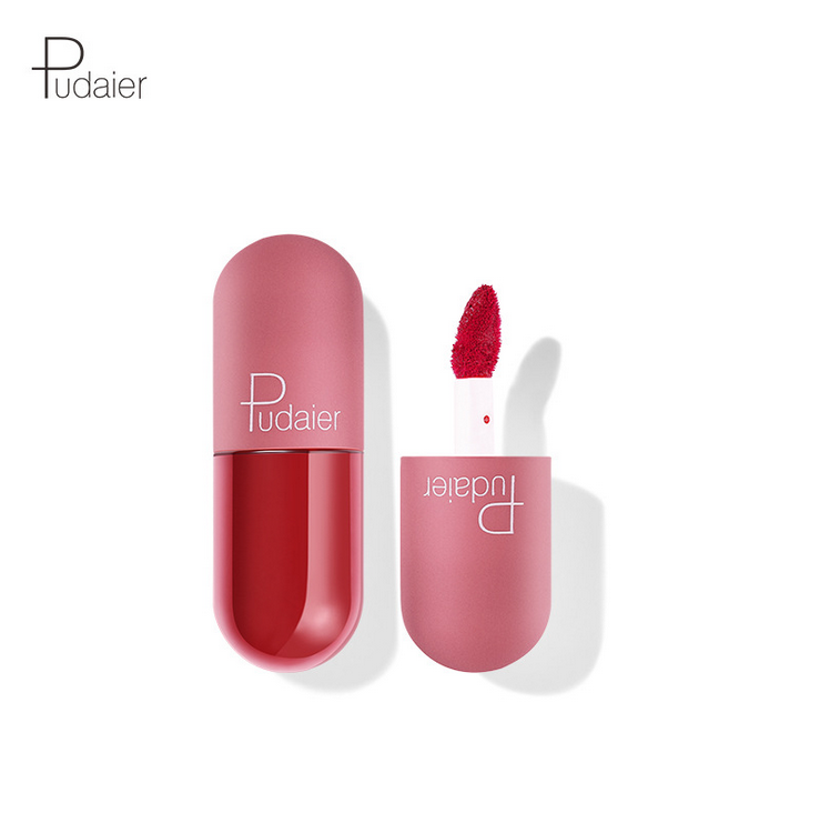 Pudaier Mini Son Môi Lỏng Xách Tay Chuyên Nghiệp Trang Điểm Đầy Đủ Xách Tay Son Môi Cho Môi Make Up Tint Son Bóng Son Môi Mờ