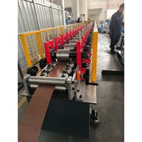 USA Populaire Haute Précision En Aluminium Galvanisé En Acier Métal Volet Roulant Porte Bas Latte T Bar Rouleau Formant La Machine