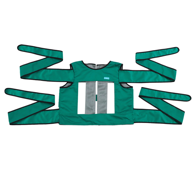 Version épaissie verte, sangle de maintien épaules et abdomen M