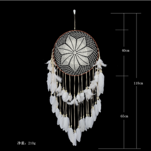 Grande merletto originale acchiappasogni Nordic casa con gancio a sette angoli acchiappasogni da sogno matrimonio acchiappasogni - Product Image 2