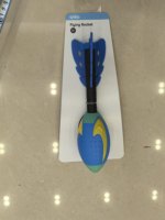 Ensemble de jouets de sport d'extérieur : Avion en mousse, lanceur de balles à catapulte, jeu de lancer d'anneaux, mini bowling, jeux de lancer volants en plastique pour enfants