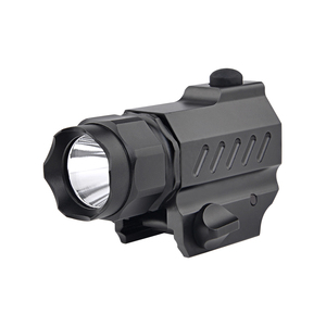 Mini lampe de poche compacte rechargeable tactique LED haute performance 210 lumens avec rail réglable - Product Image 1