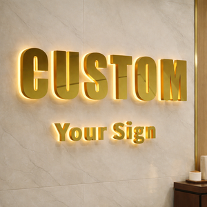 Premium Luxury Cafe LED <b>Sign</b> <b>Board</b> Custom 3D Illuminated Letters Backlit Business Signage <b>for</b> Restaurant Business Coffee <b>Shop</b> - Product Image 2
