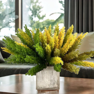 Decoración para el Hogar, Ramo <span class=keywords><strong>de</strong></span> Hierba <span class=keywords><strong>de</strong></span> Cola <span class=keywords><strong>de</strong></span> Zorro para Decoración <span class=keywords><strong>de</strong></span> Oficina y Jardín, Personalizable, Imitación <span class=keywords><strong>de</strong></span> Flor Artificial, Plantas Artificiales - Product Image 1