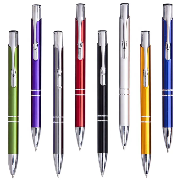 Vente en gros Nouveau stylet Stylo de luxe Stylos à bille promotionnels en métal avec logo personnalisé