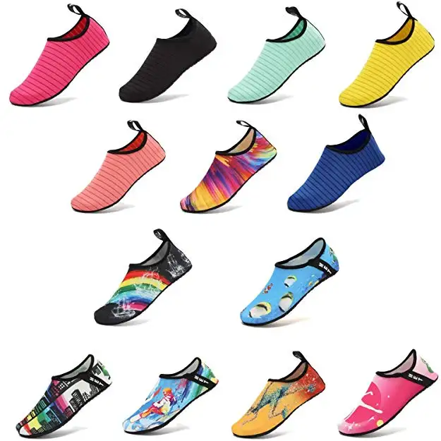 Womens and Mens Kids Water Shoes Barefoot Quick-Dry Aqua Socks Barefoot Shoes for Water Sports
