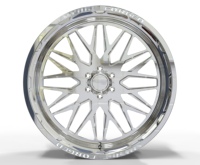Jantes forgées tout-terrain personnalisées pour camion 22x12 24x14 26x14 à profil profond 6x139.7 pour F250 F350 Silverado 2500 Ram