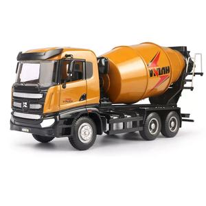 SJY-1719 1:50 Modèle de véhicule de construction jaune en alliage métallique moulé sous pression, camion malaxeur à béton, modèle de camionnette jouet - Product Image 1