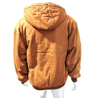 Fabriqué en chine OEM ODM toile de canard tissu robuste veste de travail d'hiver isolée pour hommes