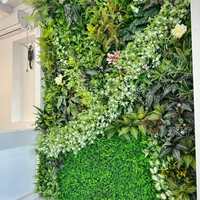 Mur vert artificiel EG-G409 haie de buis artificielle fausse plante mur d'herbe pour la décoration de jardin