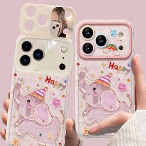 Coque de téléphone portable en TPU avec impression d'éléphant et motif œil de pupille, avec ouverture pour appareil photo, pour iPhone 7 8 X Xr Xs 11 12 13 14 15 16 17 Pro Max - Product Image 4